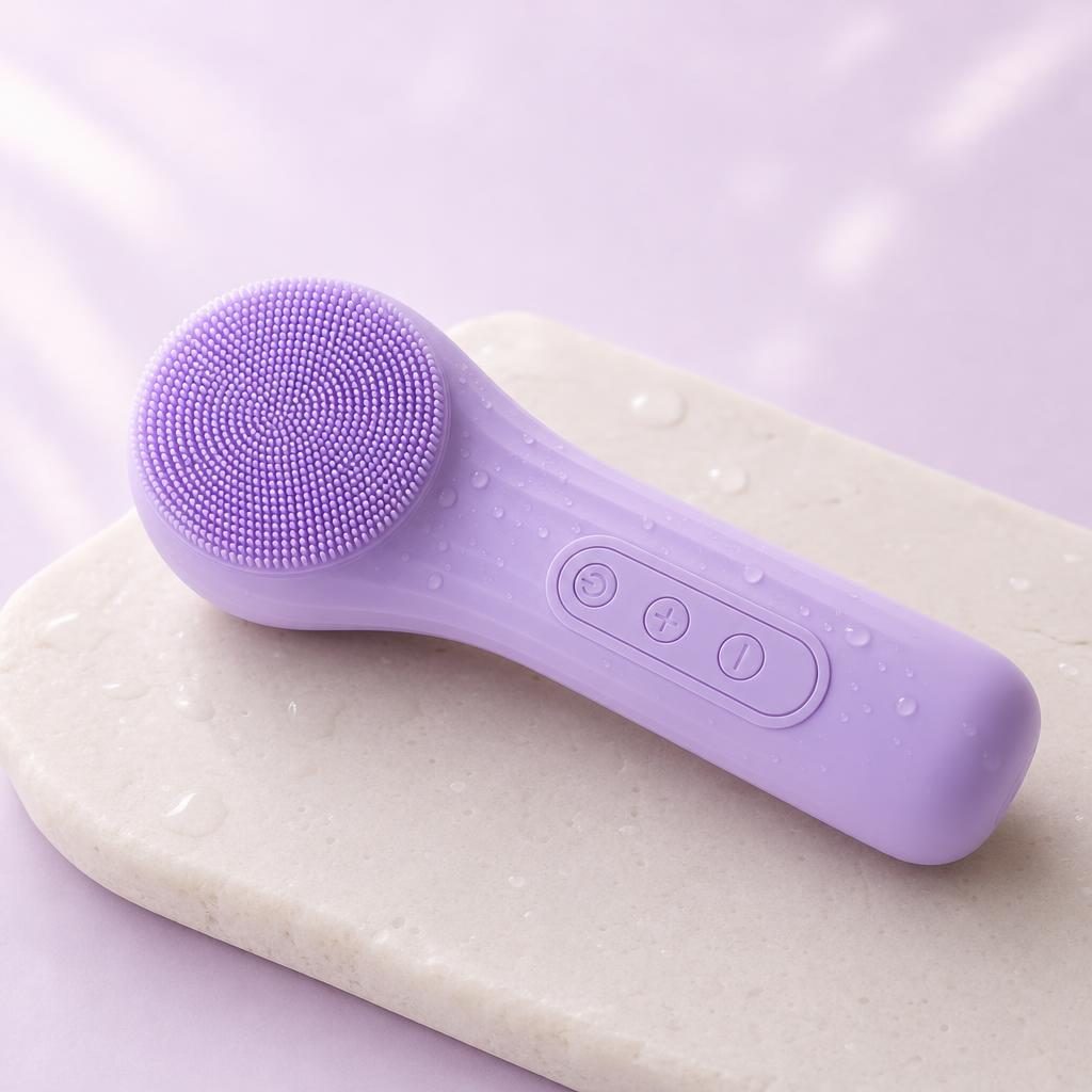 Lumi Skin brush in Lavender
