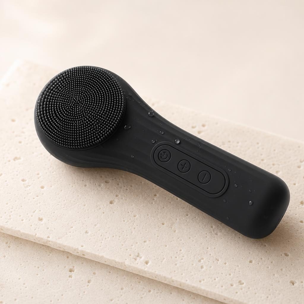 Lumi Skin brush in Black
